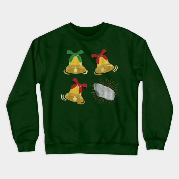 Jingle Bell Rock Crewneck Sweatshirt by PixelSamuel